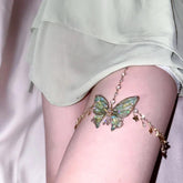 Handmade Butterfly Epoxy Leg Necklace Body Chain - Jewelry de Corner